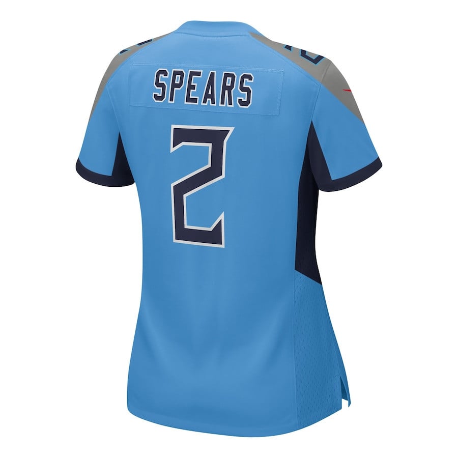 Tyjae Spears 2 Tennessee Titans Women's Team Game Jersey - Light Blue