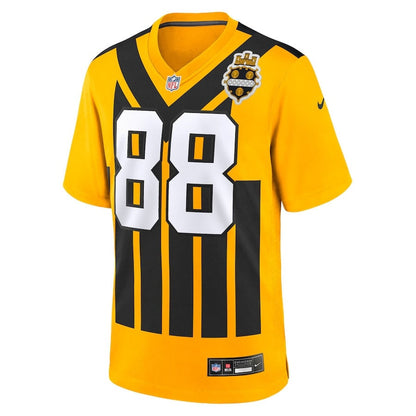 Pat Freiermuth 88 Pittsburgh Steelers Alternate 1933 Throwback Game Men Jersey - Gold