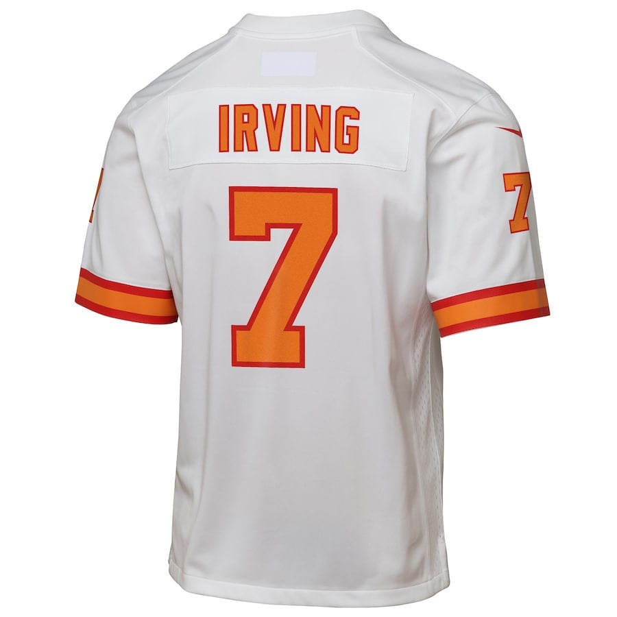 Bucky Irving 7 '76 Tampa Bay Buccaneers YOUTH Game Jersey - White