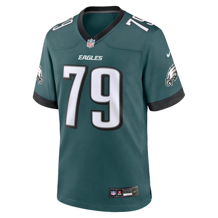 Matt Pryor 79 Philadelphia Eagles Team Game Men Jersey - Midnight Green
