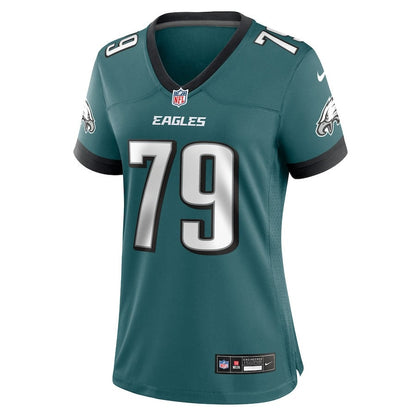 Matt Pryor 79 Philadelphia Eagles Women's Team Game Jersey - Midnight Green