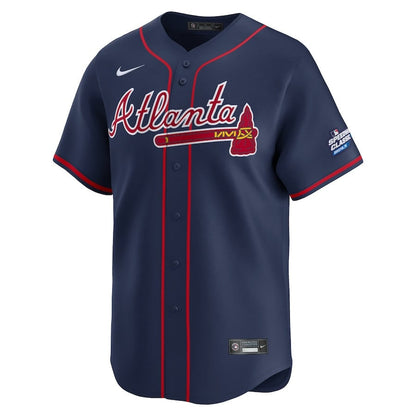 Ronald Acuña Jr. 13 Atlanta Braves 2025 Speedway Classic Alternate Limited Men Jersey - Navy