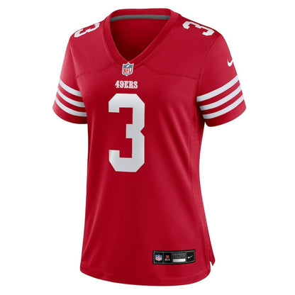 Robbie Chosen 3 San Francisco 49ers Women's Team Game Jersey - Scarlet