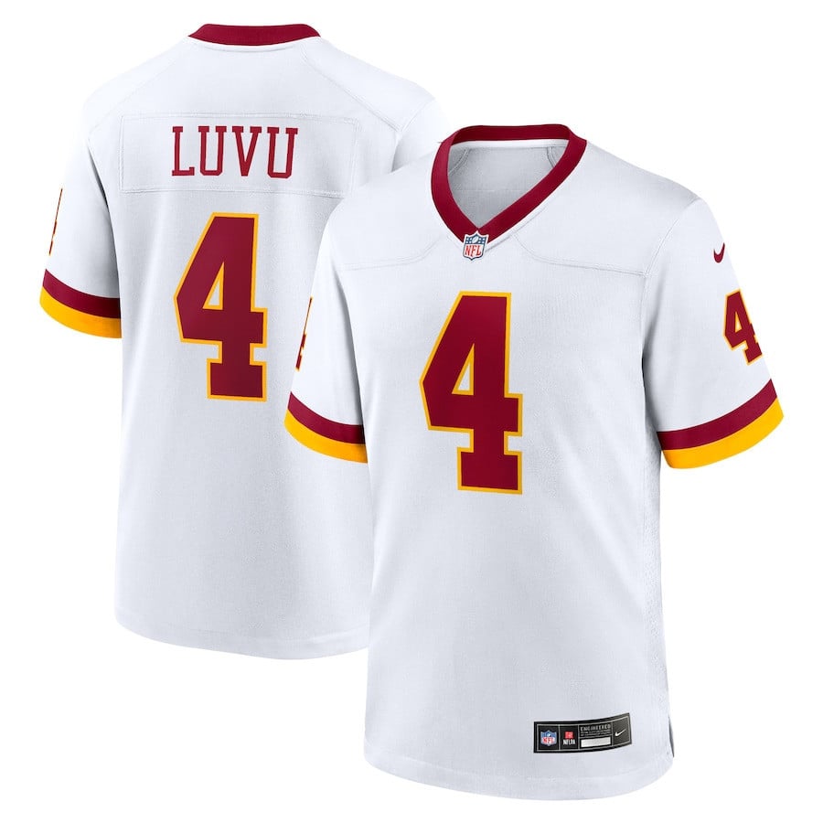 Frankie Luvu 4 Washington Commanders Game Super Bowl Era Men Jersey - White