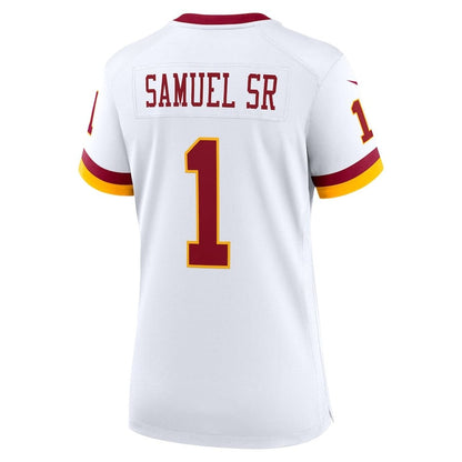 Deebo Samuel Sr 1 Washington Commanders Women's Game Super Bowl Era Jersey - White