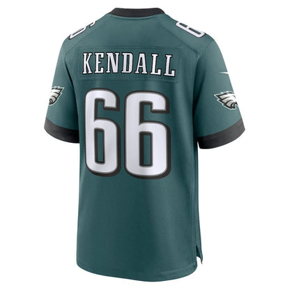 Drew Kendall 66 Philadelphia Eagles Team Game Men Jersey - Midnight Green