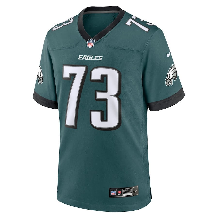 Cameron Williams 73 Philadelphia Eagles Team Game Men Jersey - Midnight Green