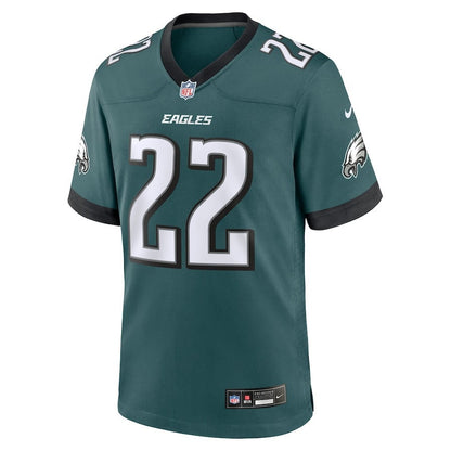 Mac McWilliams 22 Philadelphia Eagles Team Game Men Jersey - Midnight Green