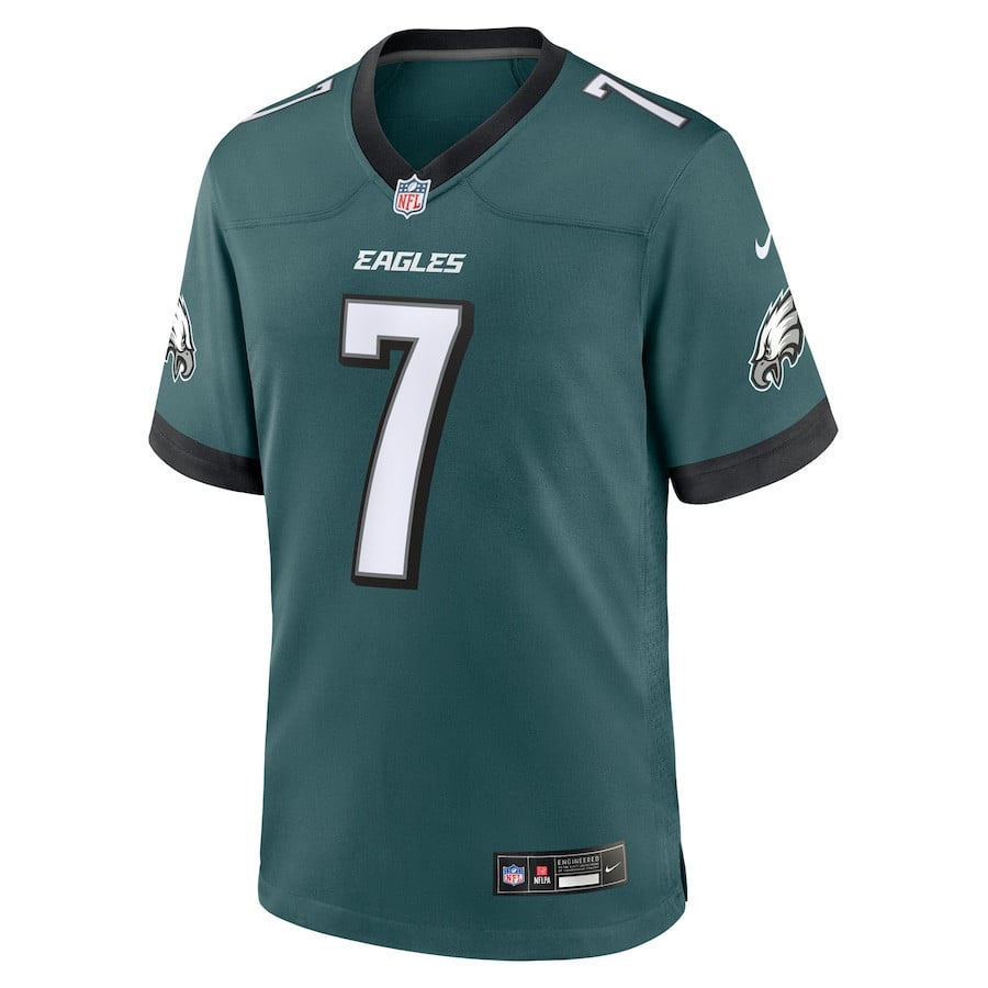 Kelee Ringo 7 Philadelphia Eagles Team Game Men Jersey - Midnight Green