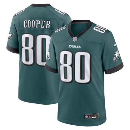 Darius Cooper 80 Philadelphia Eagles Team Game Men Jersey - Midnight Green