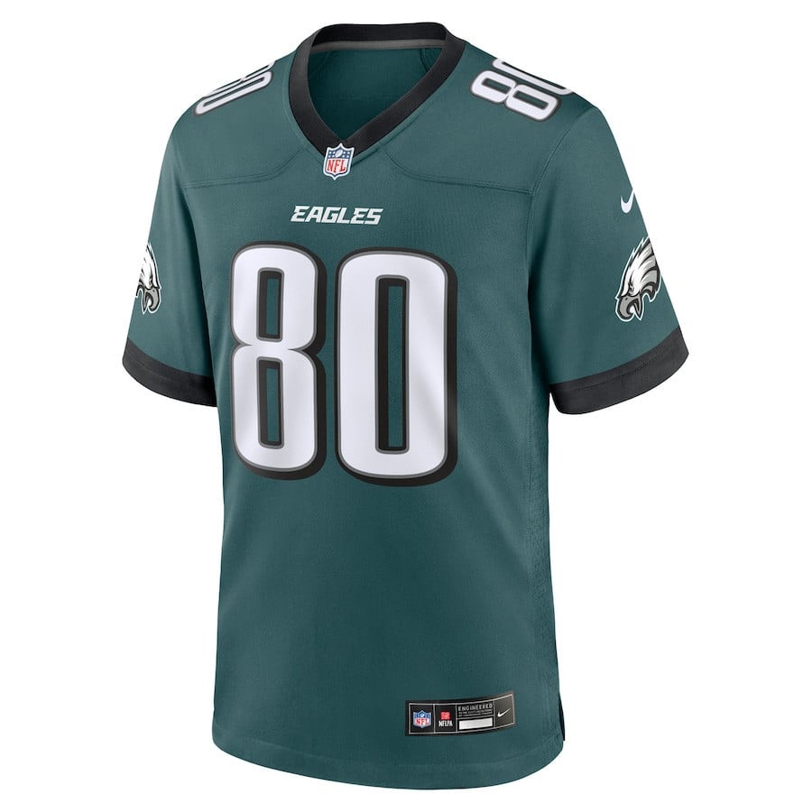 Darius Cooper 80 Philadelphia Eagles Team Game Men Jersey - Midnight Green