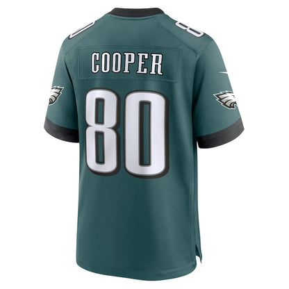 Darius Cooper 80 Philadelphia Eagles Team Game Men Jersey - Midnight Green