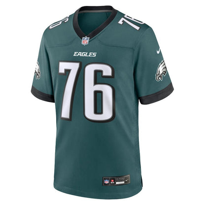 Kenyon Green 76 Philadelphia Eagles Team Game Men Jersey - Midnight Green