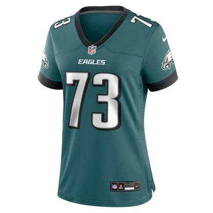 Cameron Williams 73 Philadelphia Eagles Women's Team Game Jersey - Midnight Green