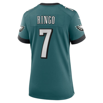 Kelee Ringo 7 Philadelphia Eagles Women's Team Game Jersey - Midnight Green