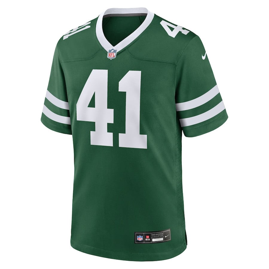 Marcelino McCrary-Ball 41 New York Jets Team Game Men Jersey - Legacy Green