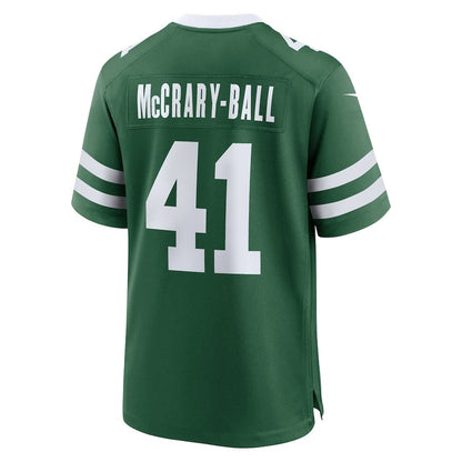 Marcelino McCrary-Ball 41 New York Jets Team Game Men Jersey - Legacy Green