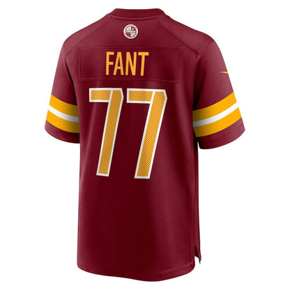 George Fant 77 Washington Commanders Team Game Men Jersey - Burgundy