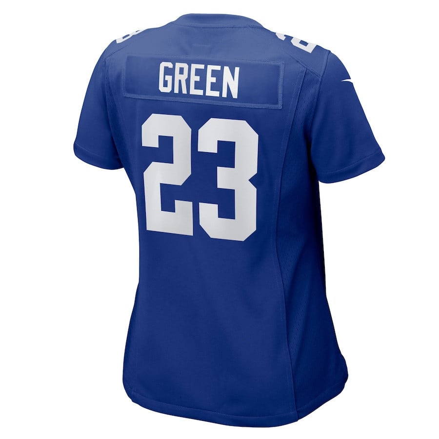 Art Green 23 New York Giants Women's Team Game Jersey - Royal