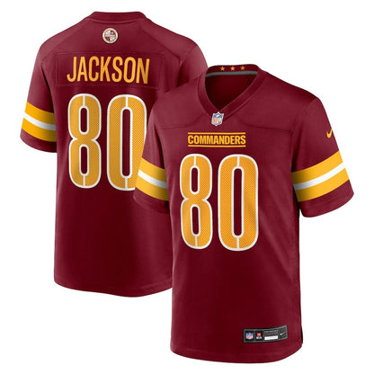 Tyree Jackson 80 Washington Commanders Team Game Men Jersey - Burgundy