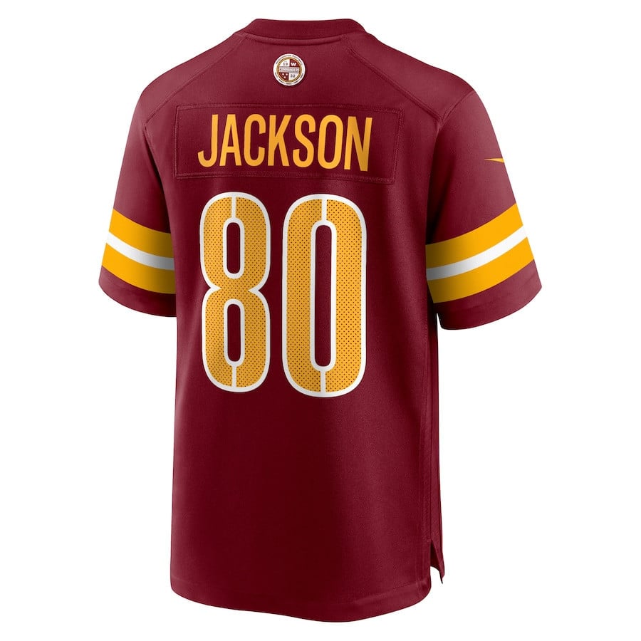 Tyree Jackson 80 Washington Commanders Team Game Men Jersey - Burgundy