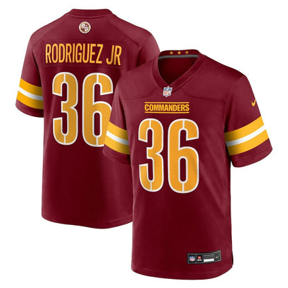 Chris Rodriguez Jr. 36 Washington Commanders Team Game Men Jersey - Burgundy