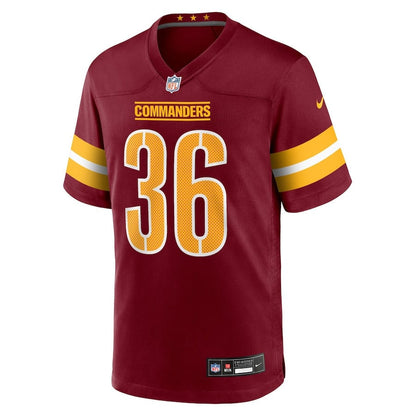 Chris Rodriguez Jr. 36 Washington Commanders Team Game Men Jersey - Burgundy