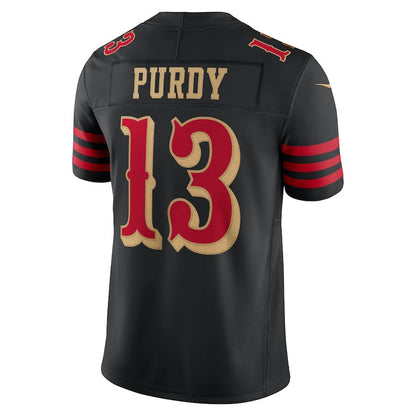Brock Purdy 13 San Francisco 49ers 2025 Rivalries Collection Limited Men Jersey - Black