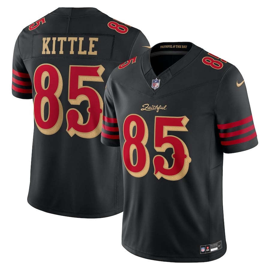 George Kittle 85 San Francisco 49ers 2025 Rivalries Collection Limited Men Jersey - Black