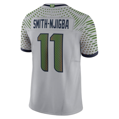 Jaxon Smith-Njigba 11 Seattle Seahawks 2025 Rivalries Collection Limited Men Jersey - Wolf Gray