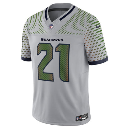 Devon Witherspoon 21 Seattle Seahawks 2025 Rivalries Collection Limited Men Jersey - Wolf Gray