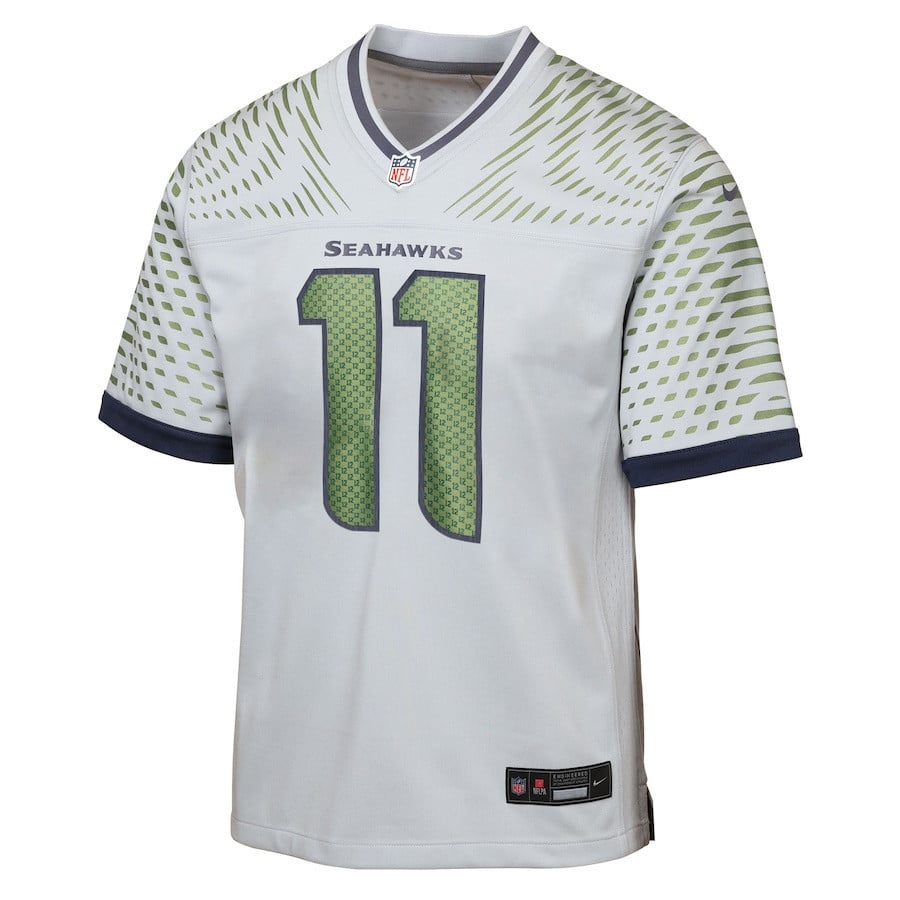 Jaxon Smith-Njigba 11 Seattle Seahawks YOUTH 2025 Rivalries Collection Game Jersey - Wolf Gray