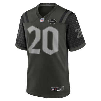 Breece Hall 20 Gardner New York Jets 2025 Rivalries Collection Game Men Jersey - Gotham Green