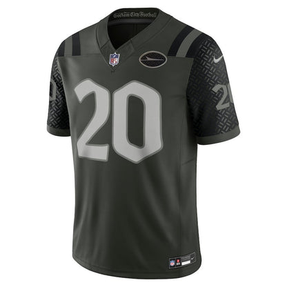 Breece Hall 20 New York Jets 2025 Rivalries Collection Limited Men Jersey - Gotham Green