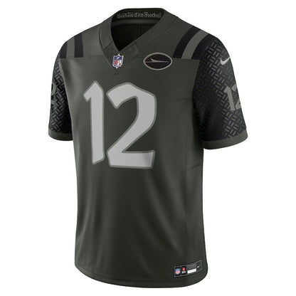 Joe Namath 12 New York Jets 2025 Rivalries Collection Limited Men Jersey - Gotham Green