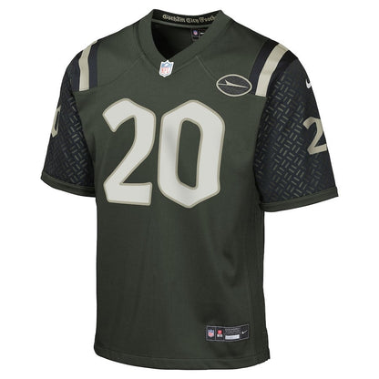 Breece Hall 20 New York Jets YOUTH 2025 Rivalries Collection Game Jersey - Gotham Green