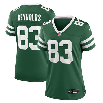Josh Reynolds 83 New York Jets Women's Team Game Jersey - Legacy Green