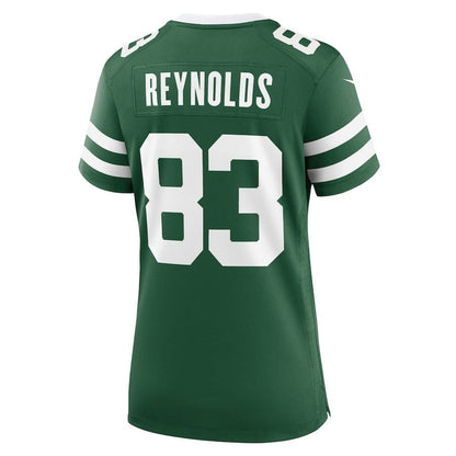 Josh Reynolds 83 New York Jets Women's Team Game Jersey - Legacy Green