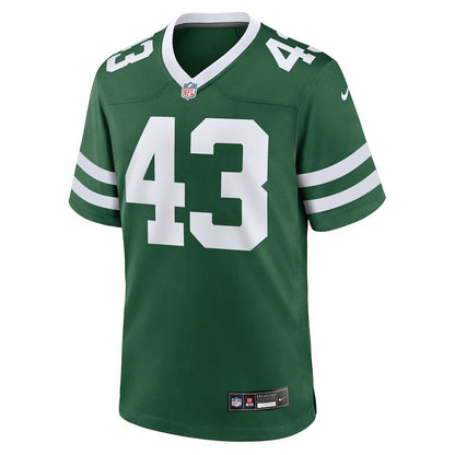 Cam Jones 43 New York Jets Team Game Men Jersey - Legacy Green