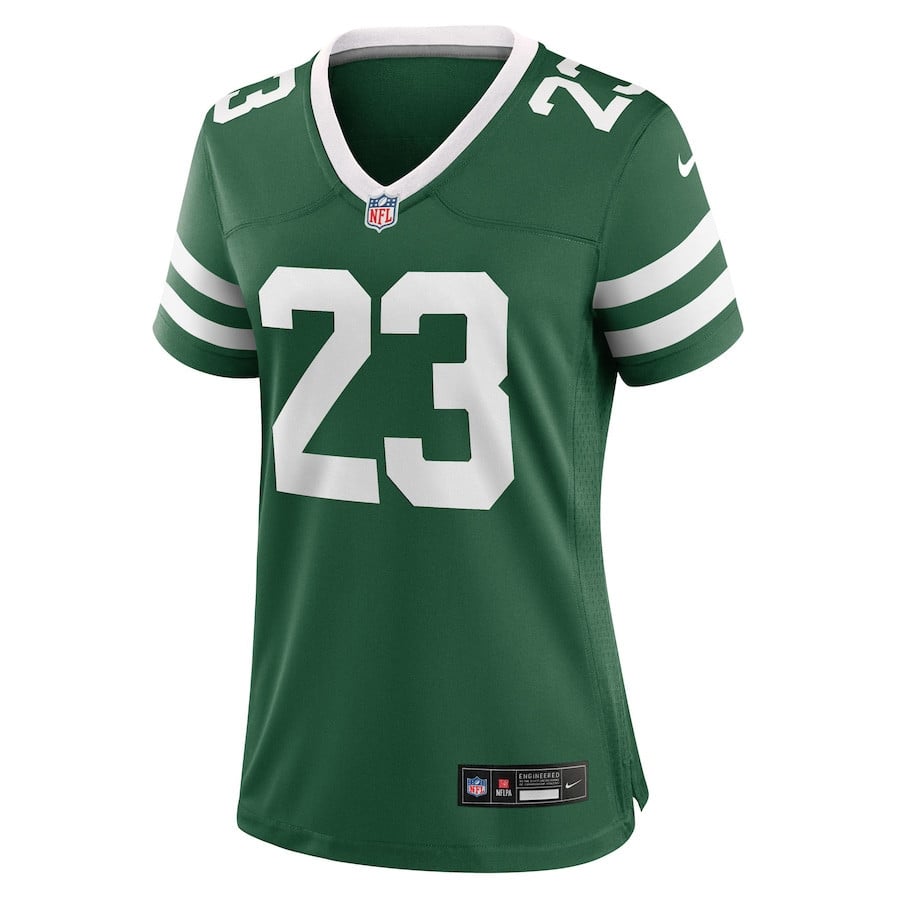 Azareye'h Thomas 23 New York Jets Women's Team Game Jersey - Legacy Green