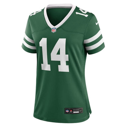 Austin McNamara 14 New York Jets Women's Team Game Jersey - Legacy Green