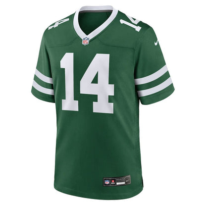 Austin McNamara 14 New York Jets Team Game Men Jersey - Legacy Green