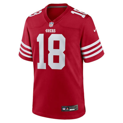 Eddy Pineiro 18 San Francisco 49ers Team Game Men Jersey - Scarlet