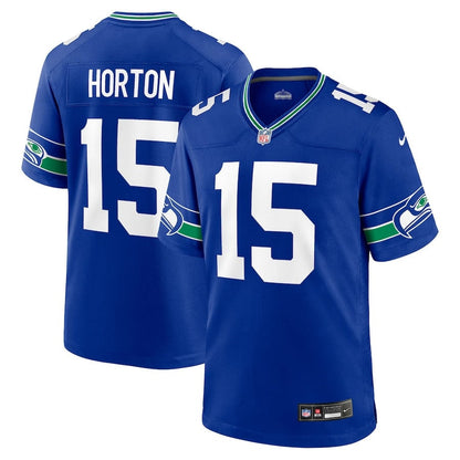 Tory Horton 15 Seattle Seahawks Alternate 2 Game Men Jersey - Royal