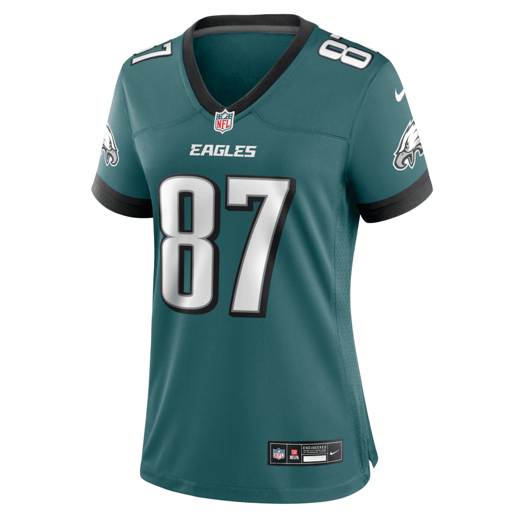 Xavier Gipson 87 Philadelphia Eagles Women's Team Game Jersey - Midnight Green