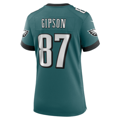 Xavier Gipson 87 Philadelphia Eagles Women's Team Game Jersey - Midnight Green