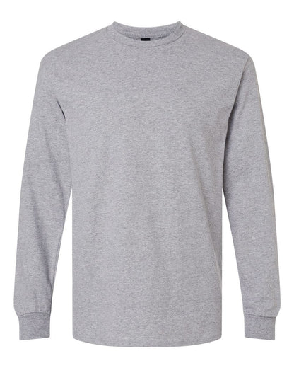 Seattle Seahawks Script Logo Print Long Sleeve T-Shirt – Bold Team Spirit - Grey