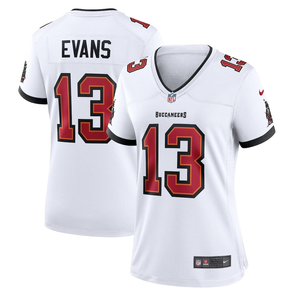 Mike Evans 13 Tampa Bay Buccaneers Women's Game Jersey - White