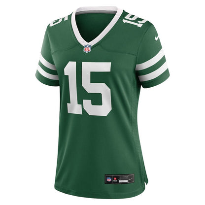 Adonai Mitchell 15 New York Jets Women's Team Game Jersey - Legacy Green