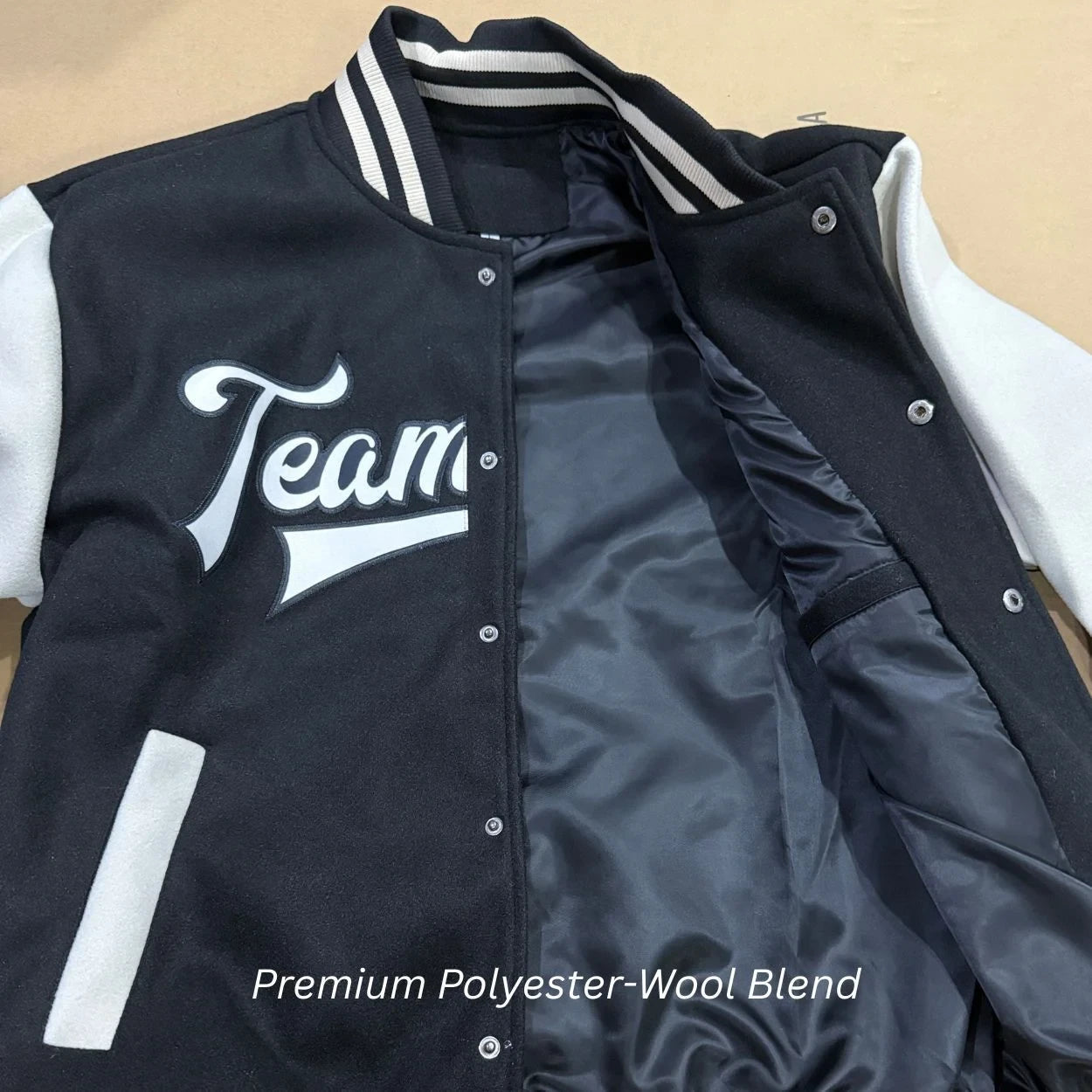 San Francisco 49ers Varsity Jacket – Fully Embroidered Logos, Fan Edition